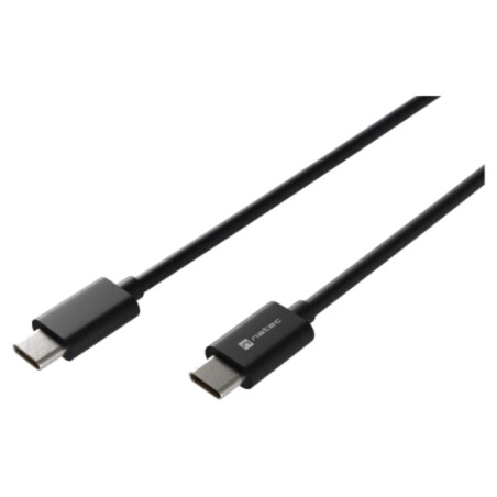 Cablu; USB 2.0; USB C mufă,din ambele părţi; 2m; negru; 100W; 5A