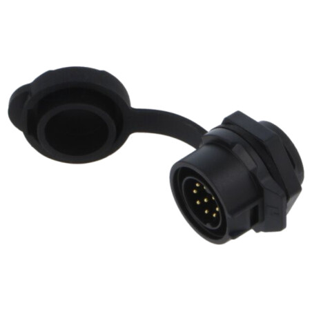 Conector: circular; soclu; tată; 02; 5A; 250V; PIN: 9; IP67; drept