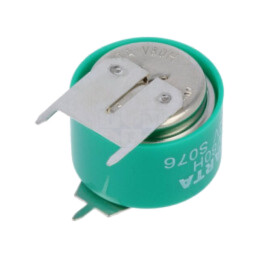 Acumul: Ni-MH; 2/V80H; 2,4V; 70mAh; 3pin,pol pozitiv: 2pin,pt.PCB