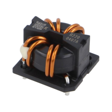 Inductor: fir; THT; 100uH; 22A; 1,43mΩ; 1kVAC; 19,9x27,5x30mm