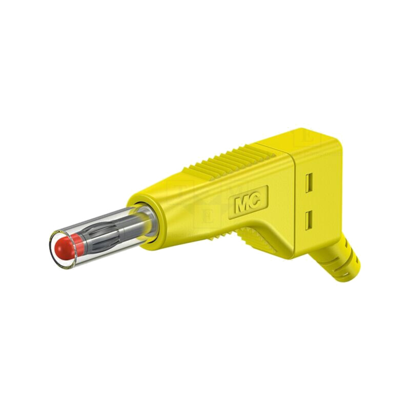 Conector: banană 4mm; mufă; 32A; 30VAC; 60VDC; galbenă; 2,5mm2