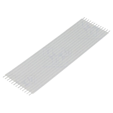 Conector: cablu jumper flexibil; P.cablu-bandă: 2,54mm; drepte
