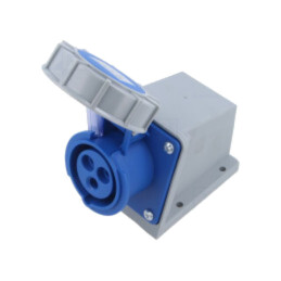 Conector: alimentare AC; soclu; mamă; 16A; 230V; IEC 60309; IP67
