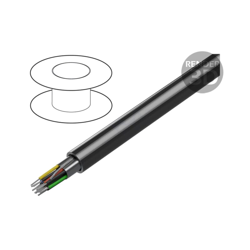 Cablu; 6x2x24AWG; RS232; litat; Cu; ecranat,folie Al-PET; PVC; crom Cablu; 6x2x24AWG; RS232; litat; Cu; ecranat,folie Al-PET; PVC; crom