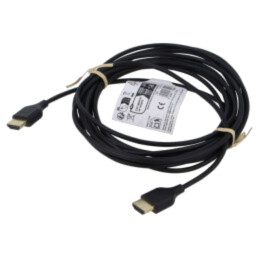 Cablu; HDMI mufă,din ambele părţi; 5m; negru; HDCP 2.2,HDMI 2.0