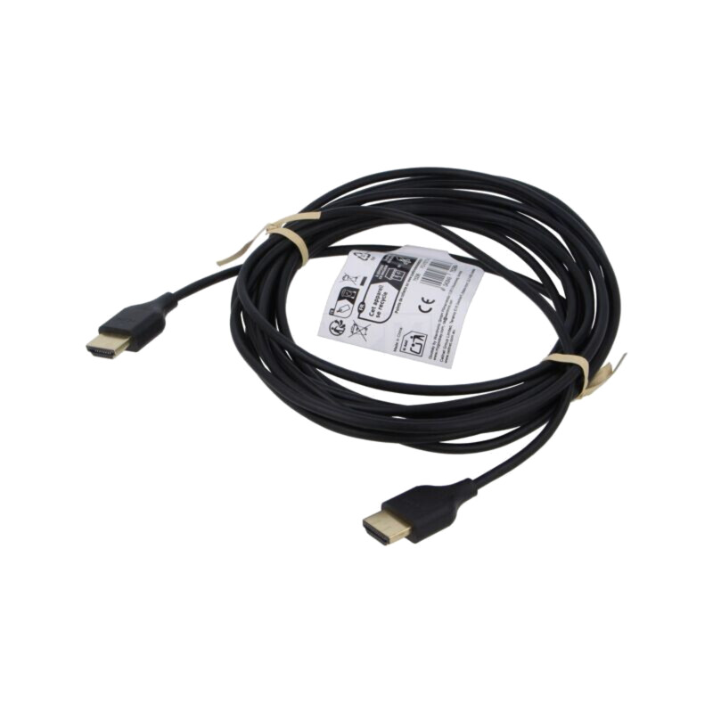 Cablu; HDMI mufă,din ambele părţi; 5m; negru; HDCP 2.2,HDMI 2.0 Cablu; HDMI mufă,din ambele părţi; 5m; negru; HDCP 2.2,HDMI 2.0