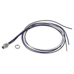 Conector: M8; soclu; tată; 48V; 4A; PIN: 4; IP67; cabluri; 0,34mm2