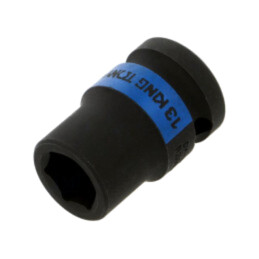 Cap; tubulară,cu impact; 13mm; 1/2"; Lung.manşon: 38mm; scurtă