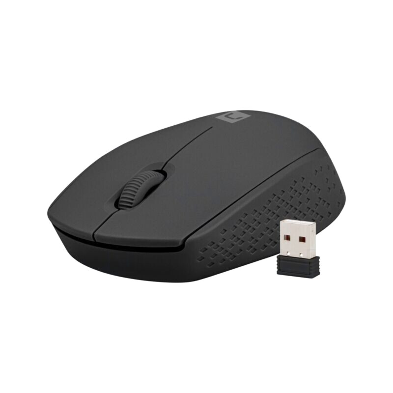 Mouse; neagră; USB A; fără fir,optic; Nr.butoane: 3; 10m Mouse; neagră; USB A; fără fir,optic; Nr.butoane: 3; 10m