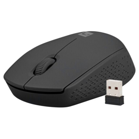 Mouse; neagră; USB A; fără fir,optic; Nr.butoane: 3; 10m