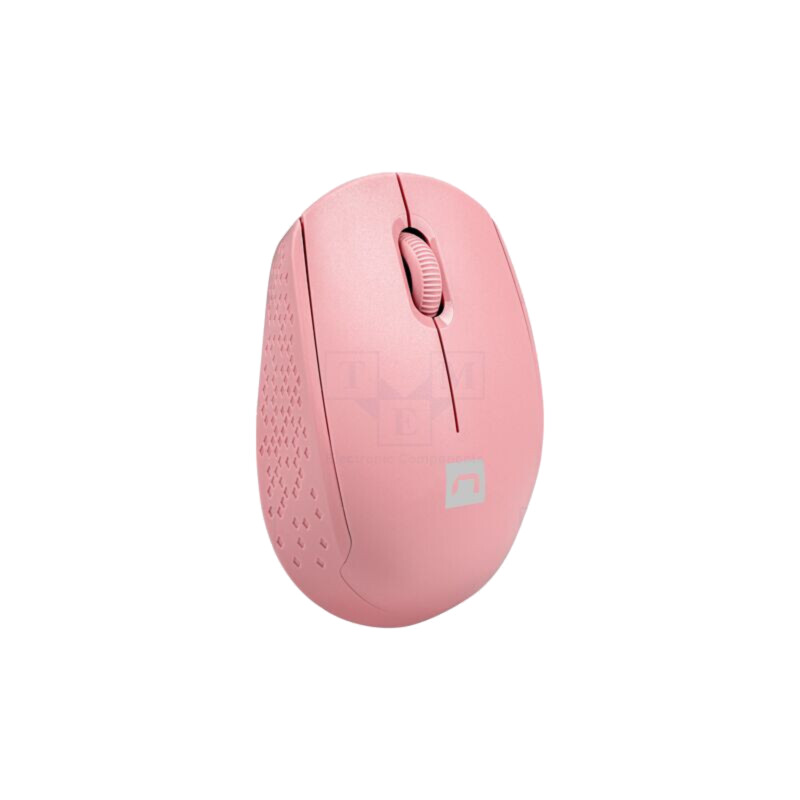 Mouse; roz; USB A; fără fir,optic; Nr.butoane: 3; 10m