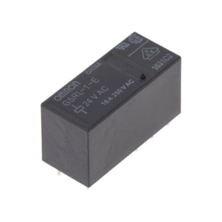 Releu: electromagnetic; SPDT; Ubobină: 24VAC; Icontacte max: 12A
