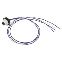 Conector: M12; soclu; mamă; 4A; 250V; PIN: 4; IP67; drept; cabluri