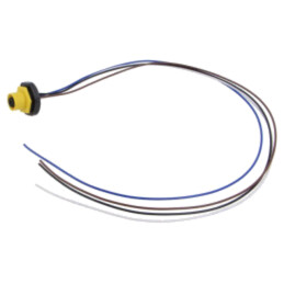 Conector: M12; soclu; mamă; 4A; 250V; PIN: 4; IP67; drept; cabluri