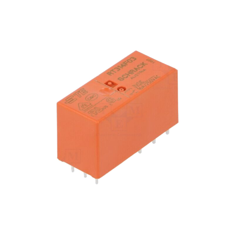 Releu: electromagnetic; SPDT; Ubobină: 3VDC; Icontacte max: 16A Releu: electromagnetic; SPDT; Ubobină: 3VDC; Icontacte max: 16A