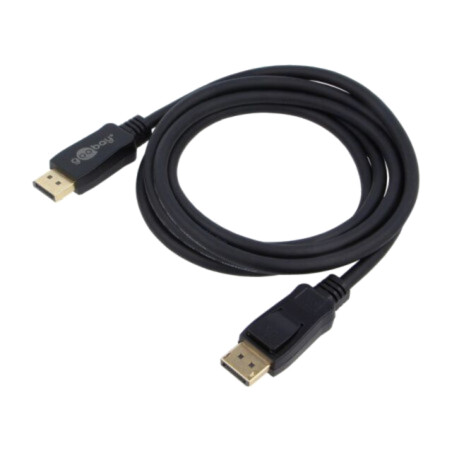 Cablu; DisplayPort mufă,din ambele părţi; PVC; Lung: 2m; negru