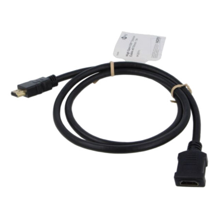 Cablu; HDMI soclu,HDMI mufă; PVC; 1m; negru; HDCP 2.2,HDMI 2.1