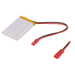 Acumul: Li-Po; 3,7V; 1500mAh; cabluri,contector JST SYR-02T