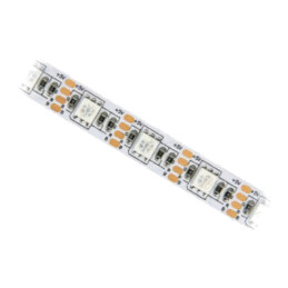 Bandă LED; RGB; 5050; LED/m: 60; 10mm; PCB albe; IP20; 120°; 12W/m