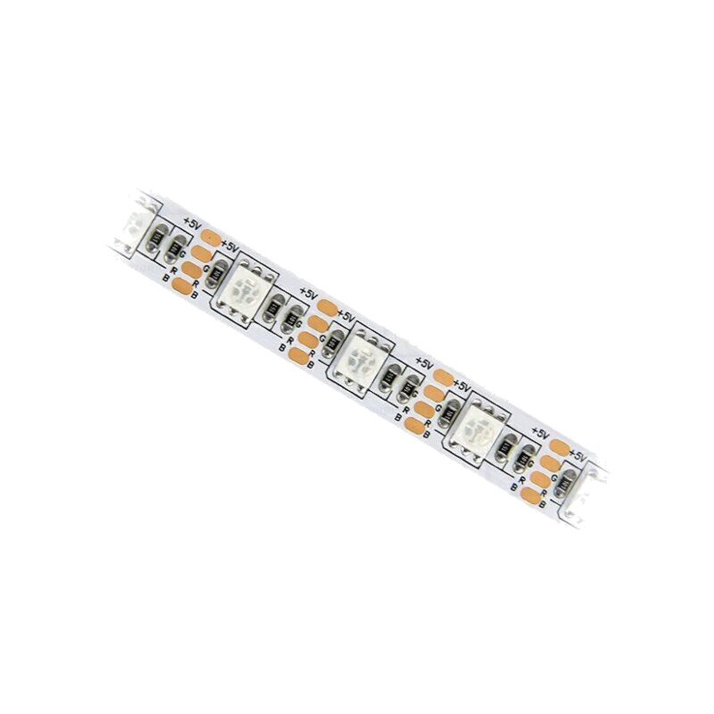 Bandă LED; RGB; 5050; LED/m: 60; 10mm; PCB albe; IP20; 120°; 12W/m