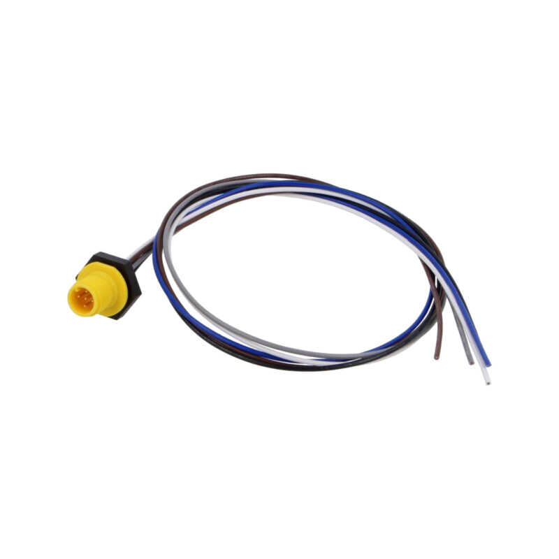 Conector: M12; soclu; tată; 2A; 60V; PIN: 5; IP67; drept; cabluri