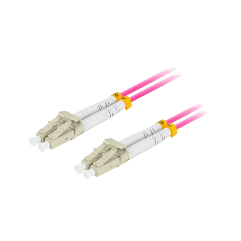 Patch cord cu fibră; OM4; LC/UPC,din ambele părţi; 3m; LSZH Patch cord cu fibră; OM4; LC/UPC,din ambele părţi; 3m; LSZH