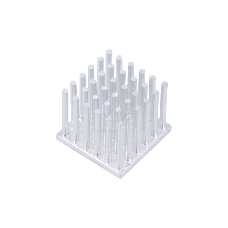 Radiator: extrudat; cu aripioare; naturală; L: 22mm; W: 22mm; brut