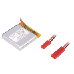 Acumul: Li-Po; 3,7V; 1000mAh; cabluri,contector JST SYR-02T