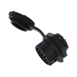 Conector: circular; soclu; tată; 02; 5A; 250V; PIN: 8; IP67; drept