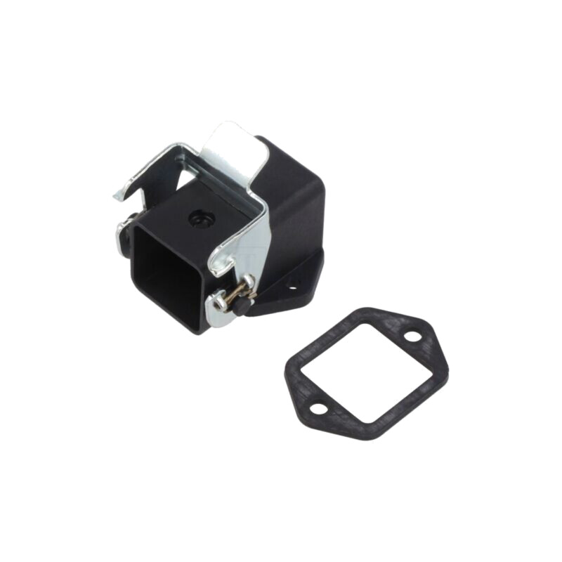 Enclosure for connectors: HDC; size H-A 3; with latch; angled Enclosure for connectors: HDC; size H-A 3; with latch; angled