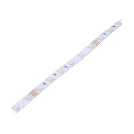 Bandă LED; RGB; 5050; LED/m: 60; 10mm; PCB albe; IP20; 120°; 14W/m