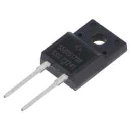 Diodă: redresoare Schottky; SiC; THT; 1,7kV; 25A; ITO220AC; 171,1W