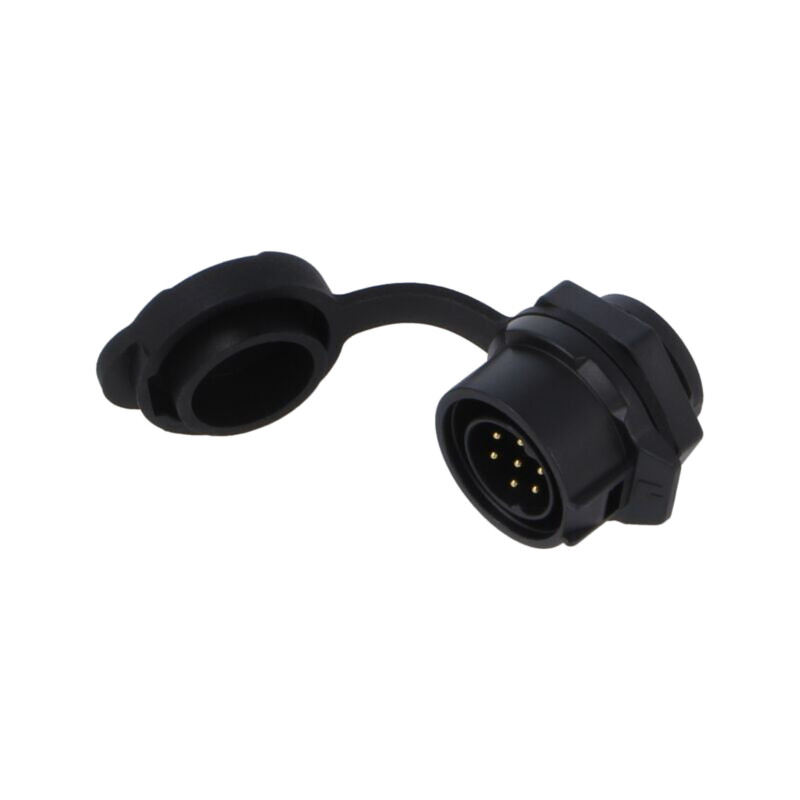 Conector: circular; soclu; tată; 02; 5A; 250V; PIN: 7; IP67; drept