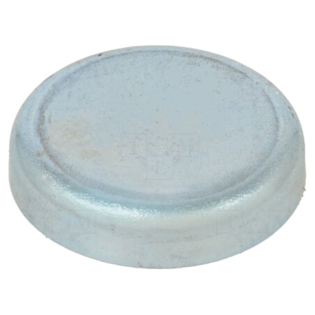 Magnet: fix; ferită (metal greu); 100N; Ø: 36mm; H: 7,7mm; oţel