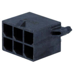 Conector: cablu-placă; soclu; tată; PIN: 6; Mega-Fit; drept; 600V