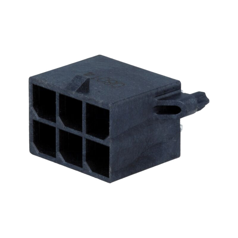 Conector: cablu-placă; soclu; tată; PIN: 6; Mega-Fit; drept; 600V Conector: cablu-placă; soclu; tată; PIN: 6; Mega-Fit; drept; 600V