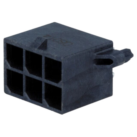 Conector: cablu-placă; soclu; tată; PIN: 6; Mega-Fit; drept; 600V