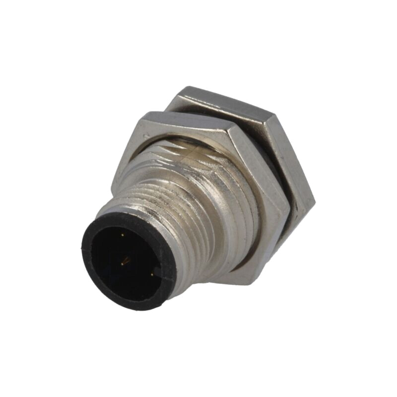 Conector: M12; soclu; PIN: 3; tată; 250V; IP68,IP69K; THT; metal; 4A