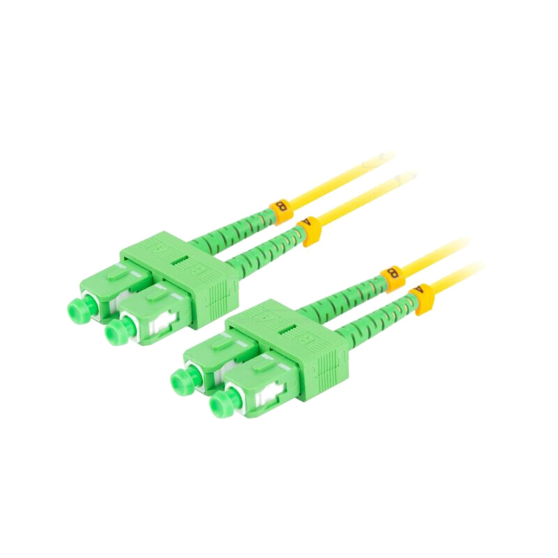 Patch cord cu fibră; SC/APC,din ambele părţi; 10m; LSZH; galben
