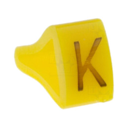Markere; Marcaj: K; 3÷6,5mm; H: 9mm; A: 7mm; -30÷100°C; prin orificiu