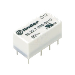Releu: electromagnetic; DPDT; Ubobină: 9VDC; Icontacte max: 3A