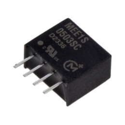 Convertor: DC/DC; 1W; Uintr: 4,5÷5,5VDC; Uieş: 3,3VDC; Iieş: 303mA
