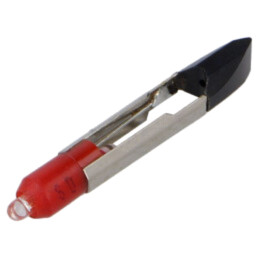 Lampă LED; roşie; T6,8; 24VDC; 24VAC; Nr.diode: 1