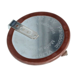 Acumul: Li; VL3032; 3V; 100mAh; 2pin,pt.PCB; Ø30x3,9mm; -20÷60°C