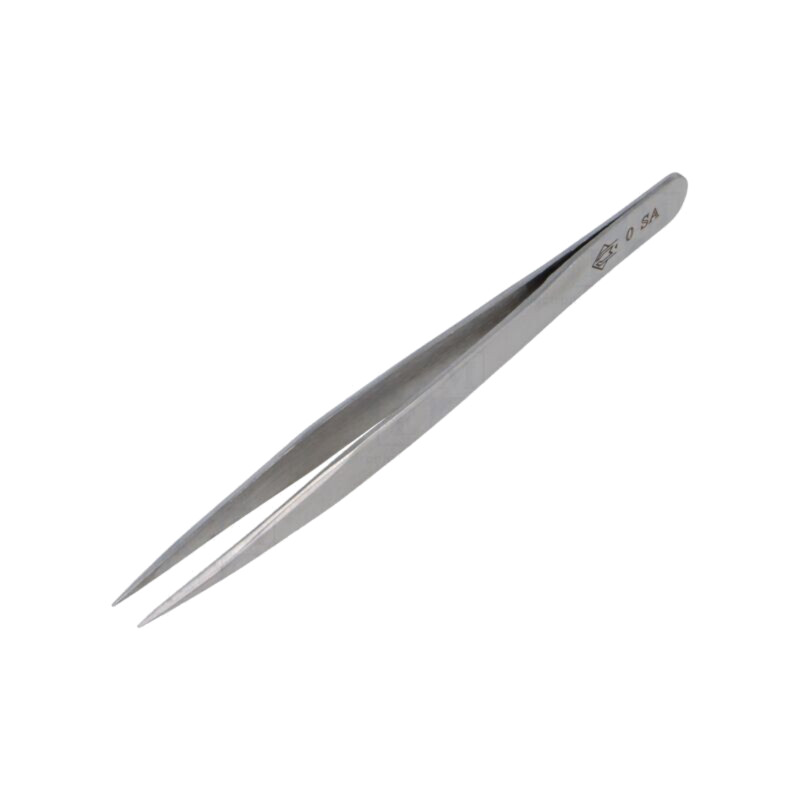 Pensetă; 120mm; pt.lucrări de precizie; Tip pensetă: drept