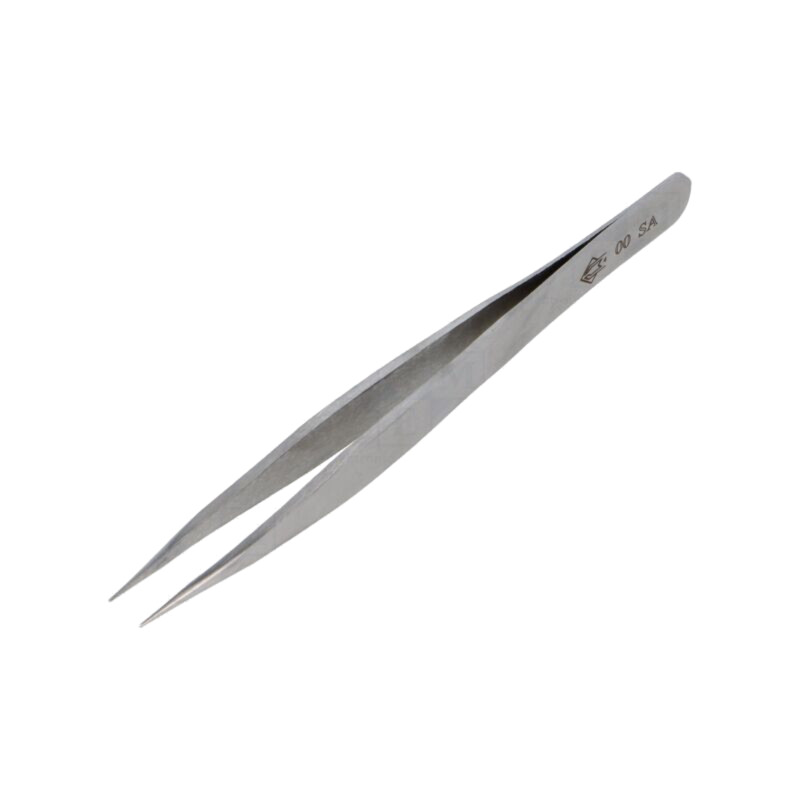 Pensetă; 120mm; pt.lucrări de precizie; Tip pensetă: drept