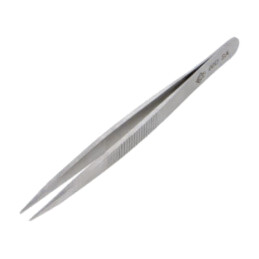Pensetă; 120mm; pt.lucrări de precizie; Tip pensetă: drept