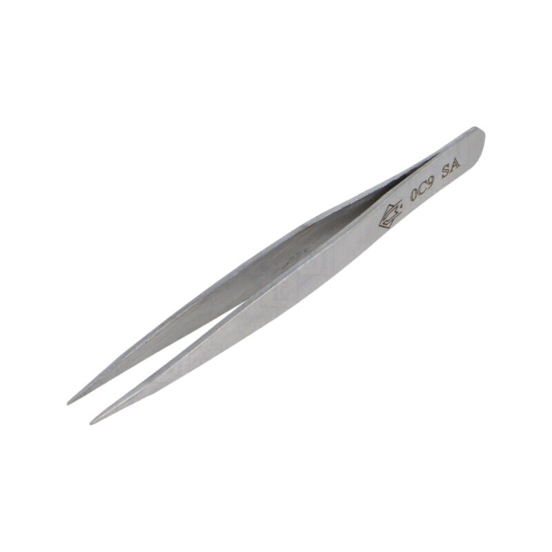 Pensetă; 90mm; pt.lucrări de precizie; Tip pensetă: drept