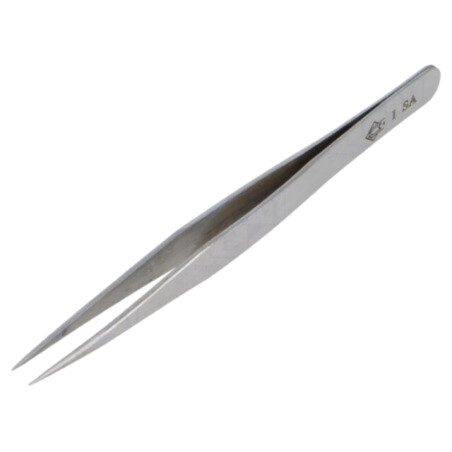 Pensetă; 120mm; pt.lucrări de precizie; Tip pensetă: drept