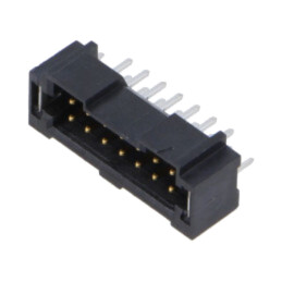 Conector: PCB-PCB; soclu; tată; PIN: 14; T2M; drept; 2,6A; THT; 2mm